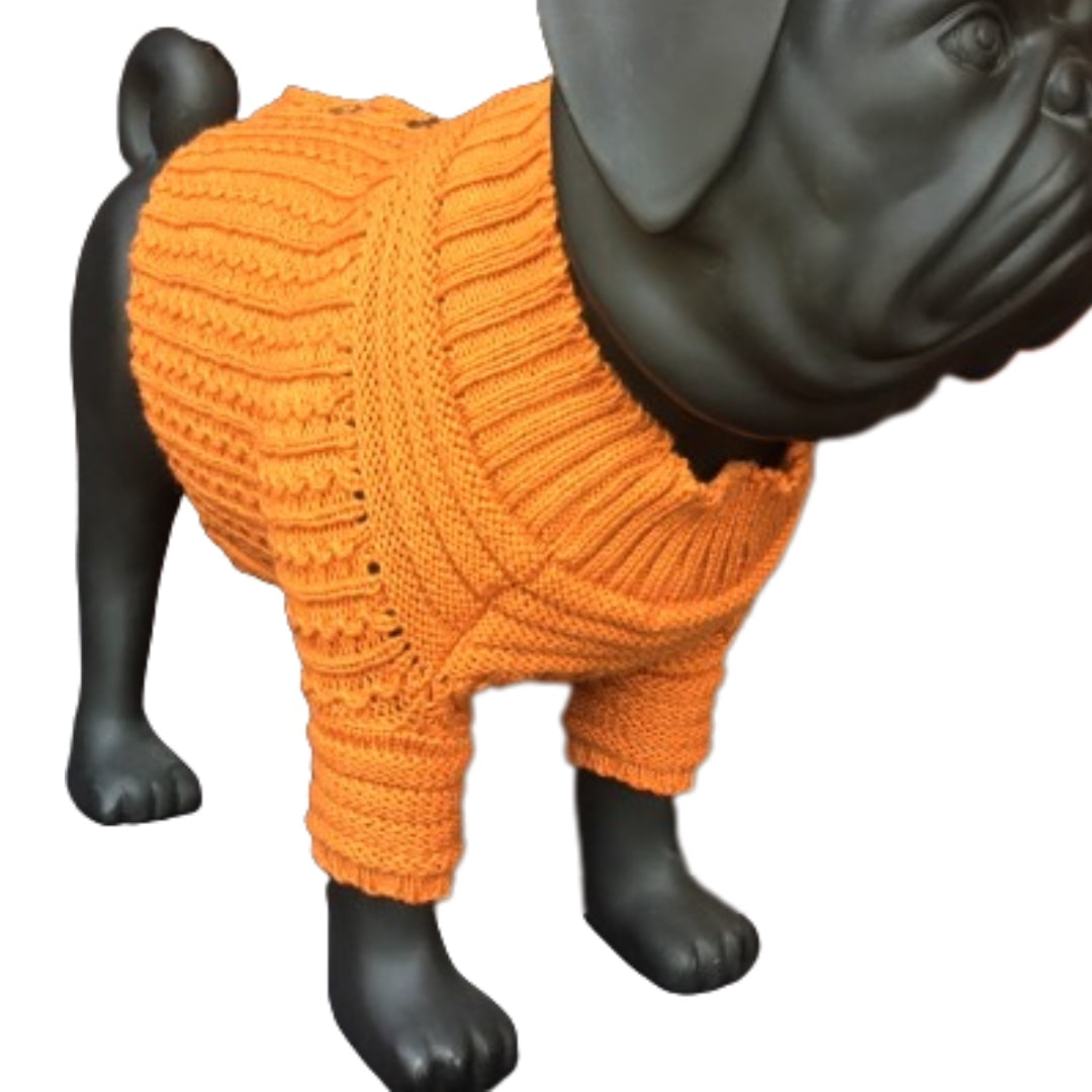Wool Sweater Handcrafted Natural Warmth & Style for Eco-Loving Pets