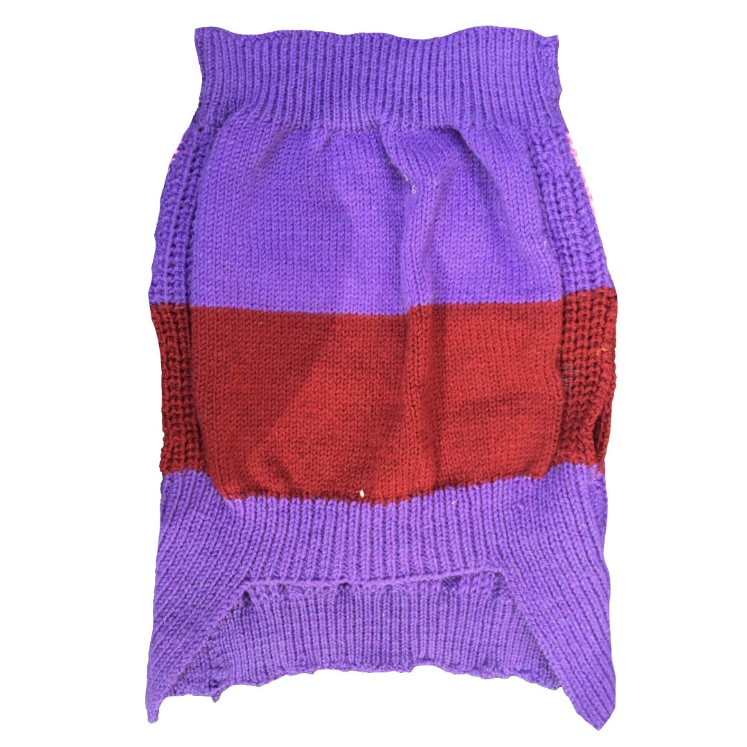 LuxeWool Dog Sweater Hand-Knitted, Eco-Chic Warmth for Stylish Pups