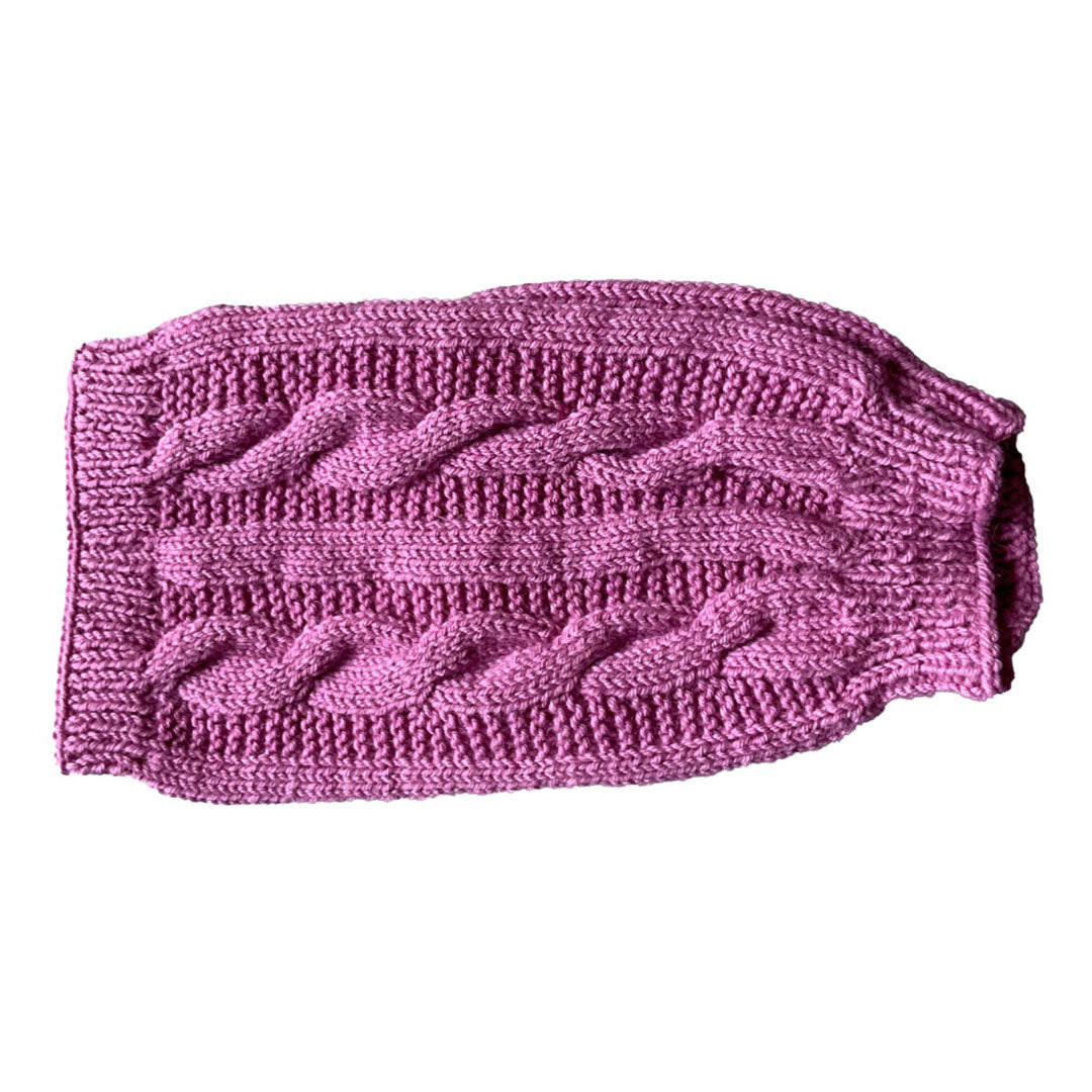 Eco Paws Luxe Wool Dog Sweater – Hand-Knitted Warmth with Natural Style
