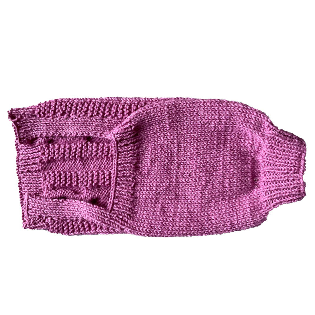 Eco Paws Luxe Wool Dog Sweater – Hand-Knitted Warmth with Natural Style