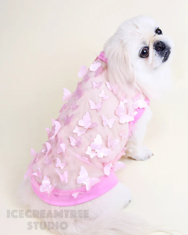 Butterfly Mesh Dog Shirt (Made in the USA) (FINAL SALE)