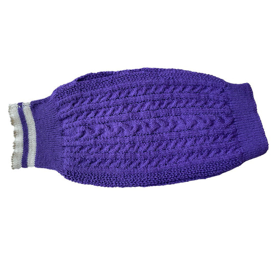 Eco Chic Hand-Knit Wool Dog Sweater – 100% Natural, Cozy, and Stylish