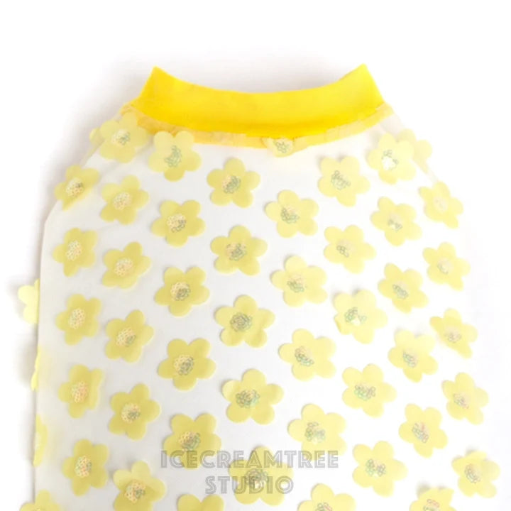 Flower Mesh Dog Shirt (Made in the USA)