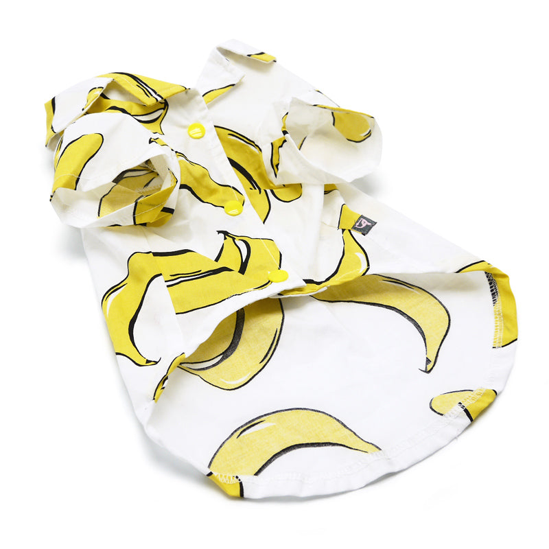Banana Button Down Dog Shirt (FINAL SALE)