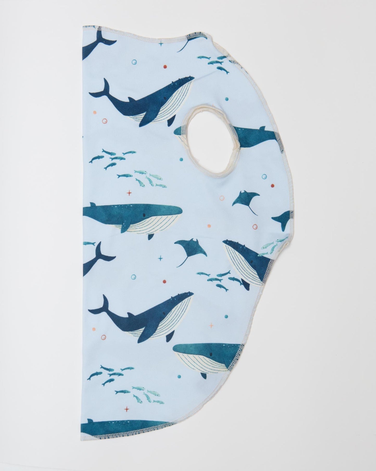 Sun Shield Tee in Whale Print (Made in the USA)