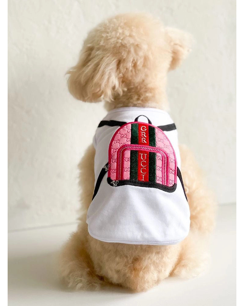 Grrucci Backpack T-Shirt for Dogs (FINAL SALE)