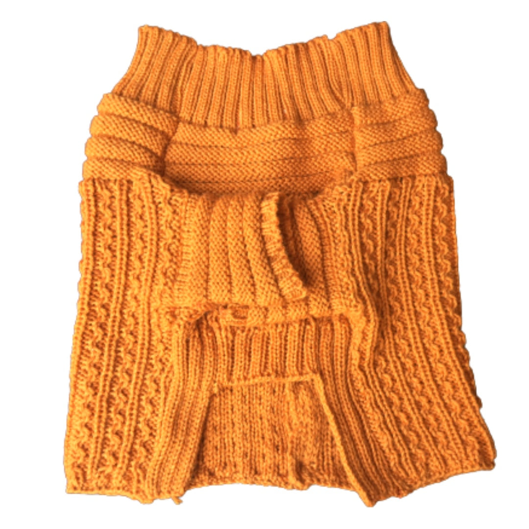 Wool Sweater Handcrafted Natural Warmth & Style for Eco-Loving Pets