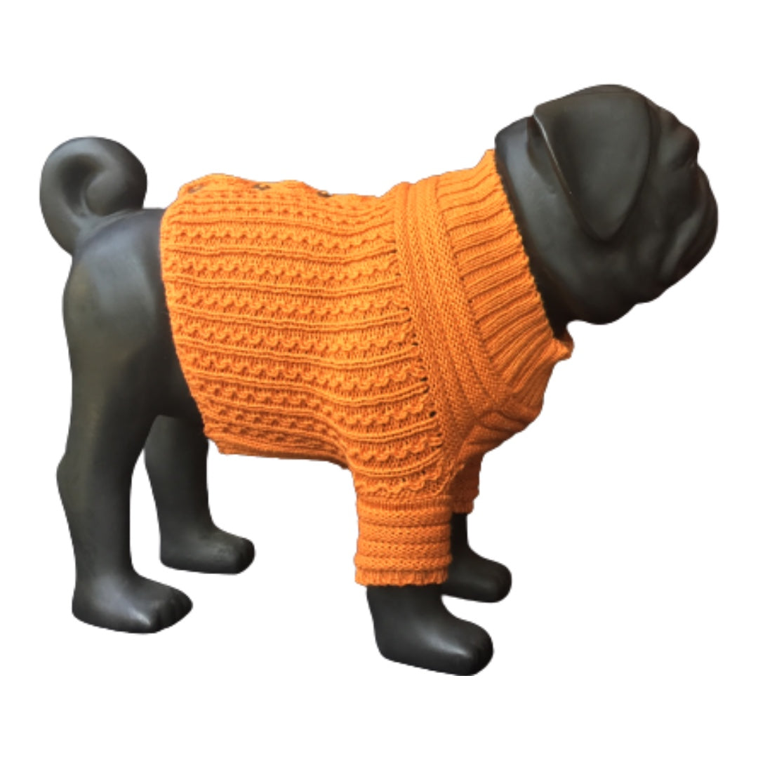Wool Sweater Handcrafted Natural Warmth & Style for Eco-Loving Pets