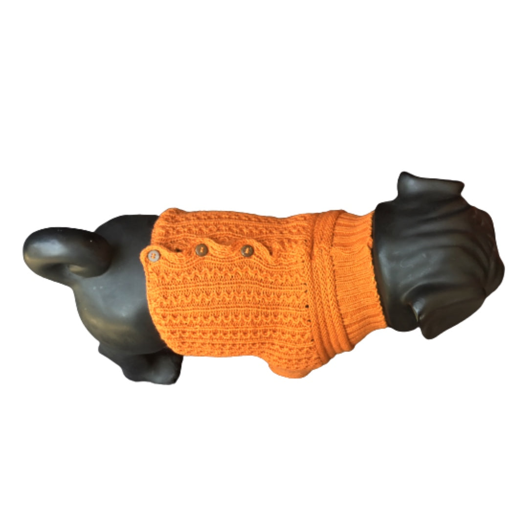 Wool Sweater Handcrafted Natural Warmth & Style for Eco-Loving Pets
